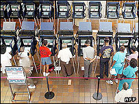 Florida'daki elektronik oy verme makineleri