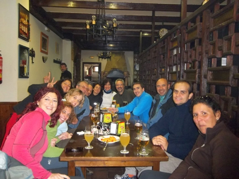 Meal after a mountain walk