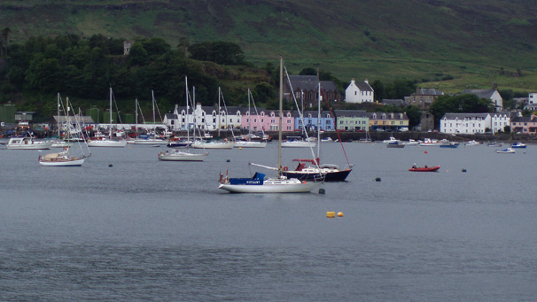 View of Tobermory in Mull