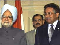 صدر مشرف اور من موہن سنگھ