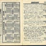 Dougal Milne's diary entry from Casa di Mezzo, Italy, January 1945.