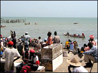 A baía de Mbour