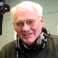 Basil Haslett in the BBC studio
