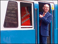 Les Ross onboard the 'Les Ross'