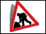 Roadworks sign
