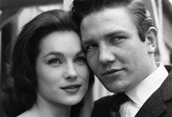 Shirley Anne Field and Albert Finney in Saturday Night, Sunday Morning. photo courtesy B.F.I.