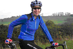 Rebecca Romero in training