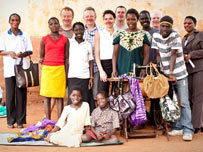 Christine and team with Santa's family.jpg