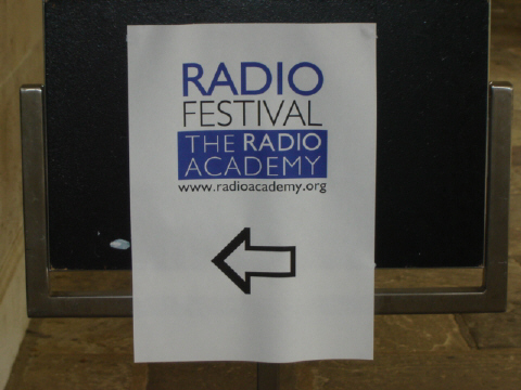 Radio Festival sign
