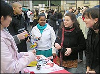 The Cathay Craftz team sell their wares