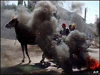 غزہ مییں تشدد