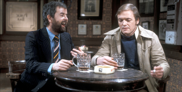 The Likely Lads in a pub scene from teh TV show