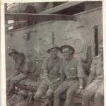 This is Basil and A.C. Prewitt on the "Kota Gede"; Basil is on the Left.