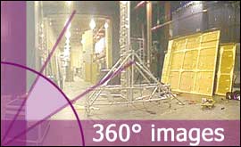 360° image of the Haymarket Theatre stage
