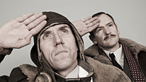 Alexander Armstrong and Ben Miller in one of their many guises, as the Second World War pilots
