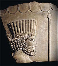 نقش برجسته سرباز هخامنشی 