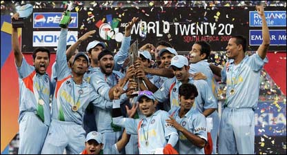 विश्वकप के साथ भारतीय टीम