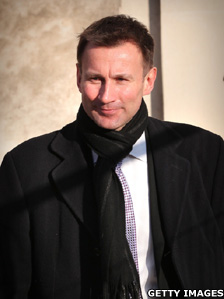 Culture Secretary Jeremy Hunt
