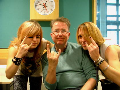 Tom with Caz and Jez of Molloy