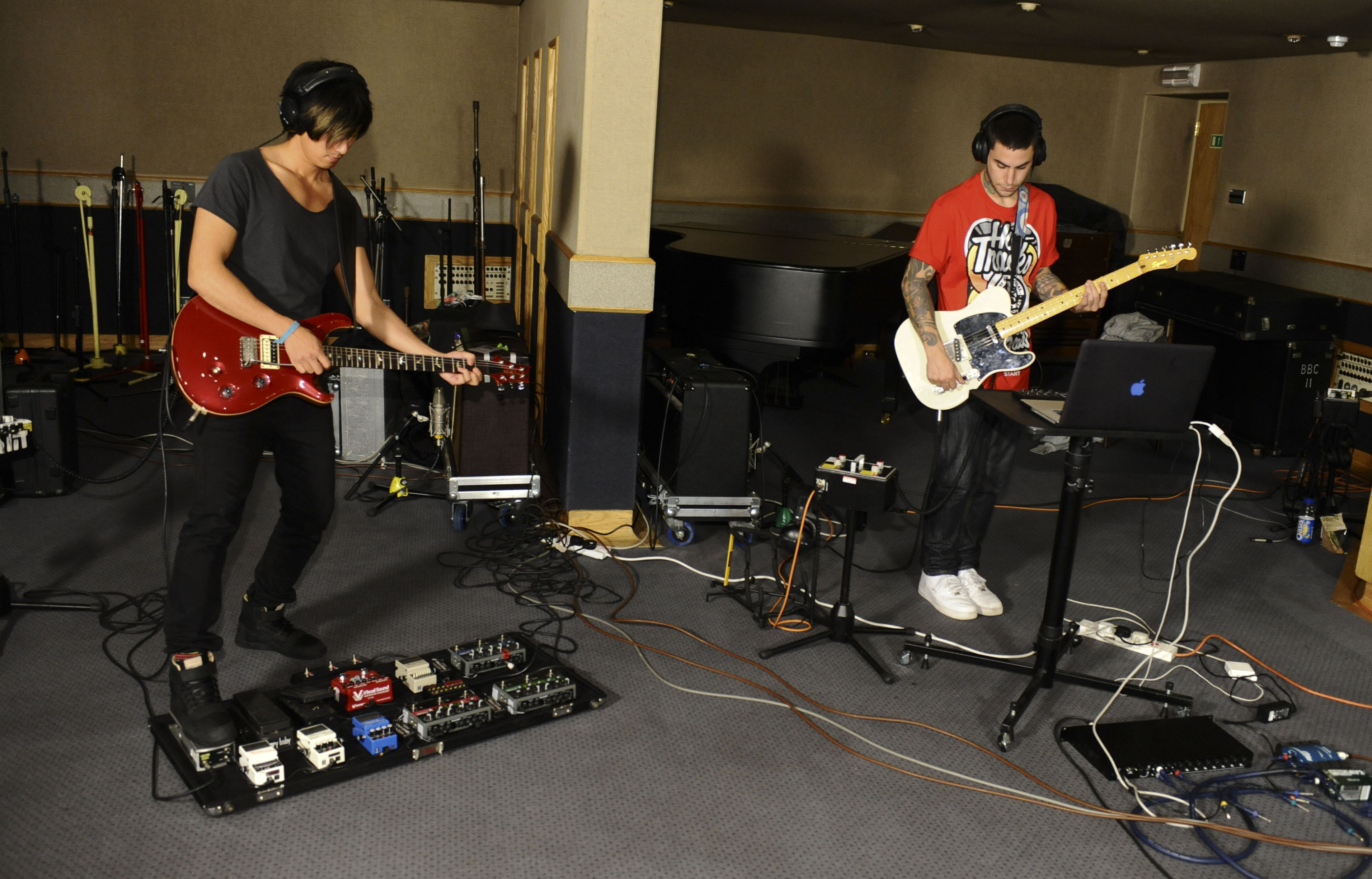 12 Aug 2011 - Modestep in the Live lounge