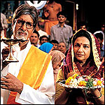 Amitabh Bachchan and Sharmila Tagore