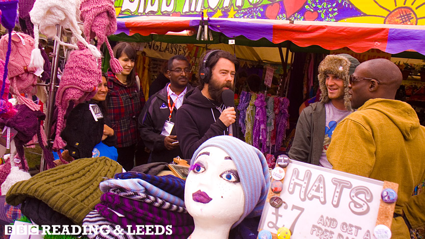 Daniel P Carter goes shopping to find Nihal at new festival outfit.