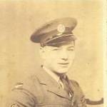 Fred showing Ground Gunner badge on sleeve. RAF Regiment not yet formed.