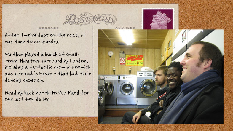 Jayme Stone Tour Postcard - Saturday 31st January