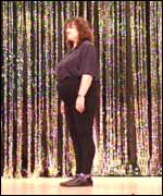 An 'apple shaped' lady