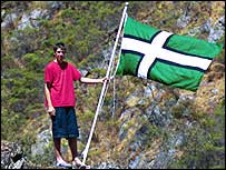The Devon Flag is being flown all around the world