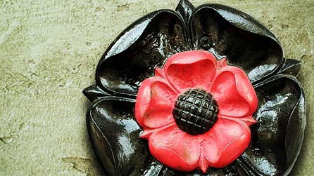 Wooden Tudor rose image from istockphoto.com