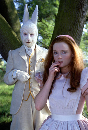 Alice and the white rabbit