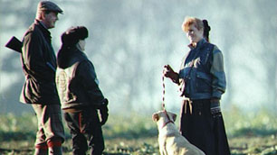 The Duke and Duchess of York out shooting