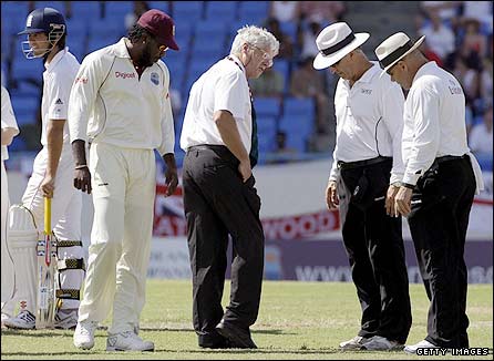 Confusion at the second Test in Antigua
