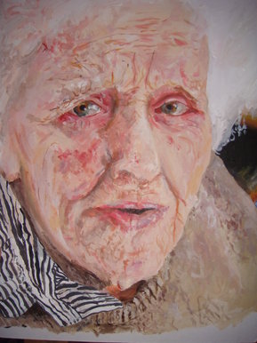 2nd portrait, acrylic