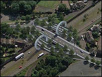 Green Bridge, artist impression