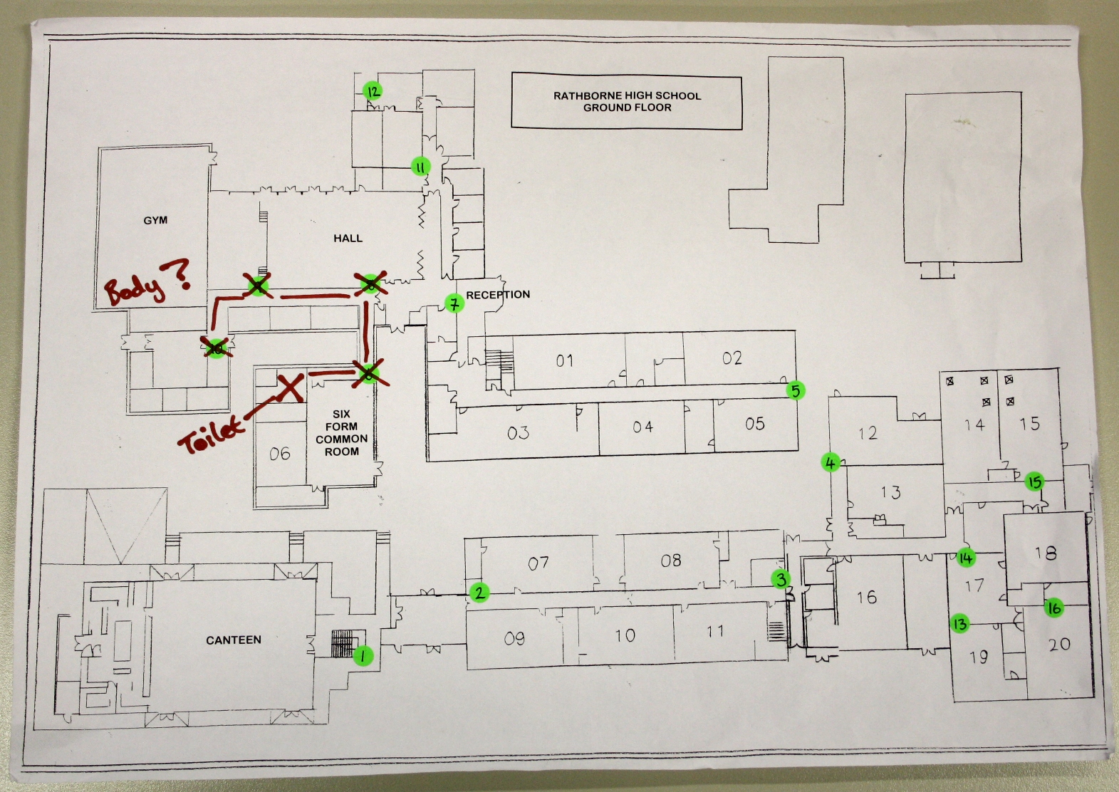 CCTV Map Showing Missing CCTV