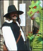 Dressing up as Shakespeare on St George's Day 