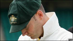 Acting Australian captain Michael Clarke