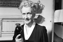 Nancy, Viscountess Astor, C.H. records for the special Sunday programme which on October 7th 1956, marked the tenth anniversary of the first "Woman's Hour"