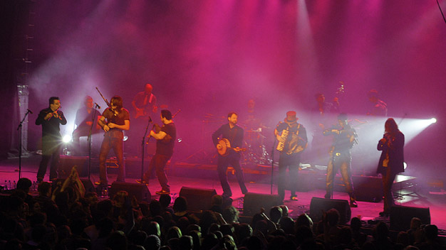 The Treacherous Orchestra live at the ABC, Glasgow. Photo by Louis Decarlo.