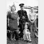 The Berry Family camping with the AFS. c1940.
