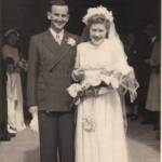 Charles and Edith Ratcliffe on their Wedding Day April 1949